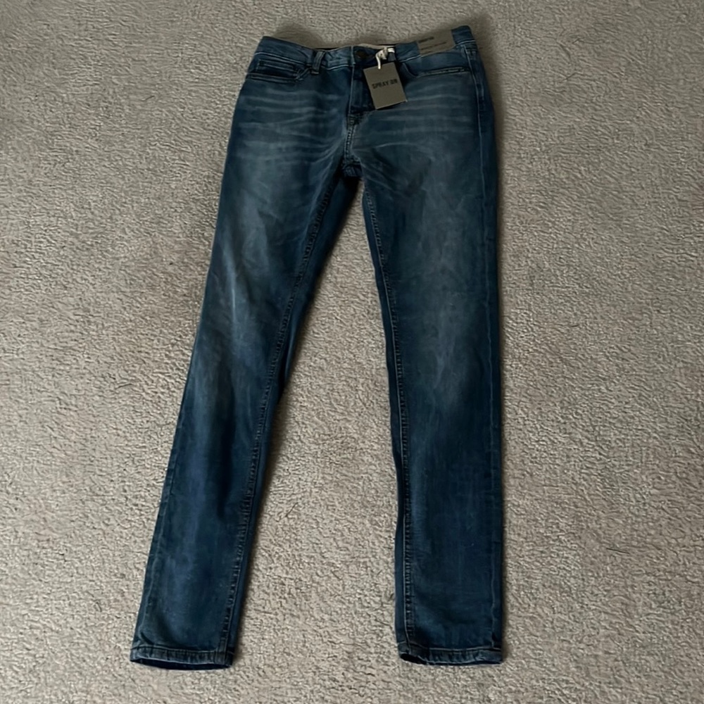 spray on skinny jeans 30x34